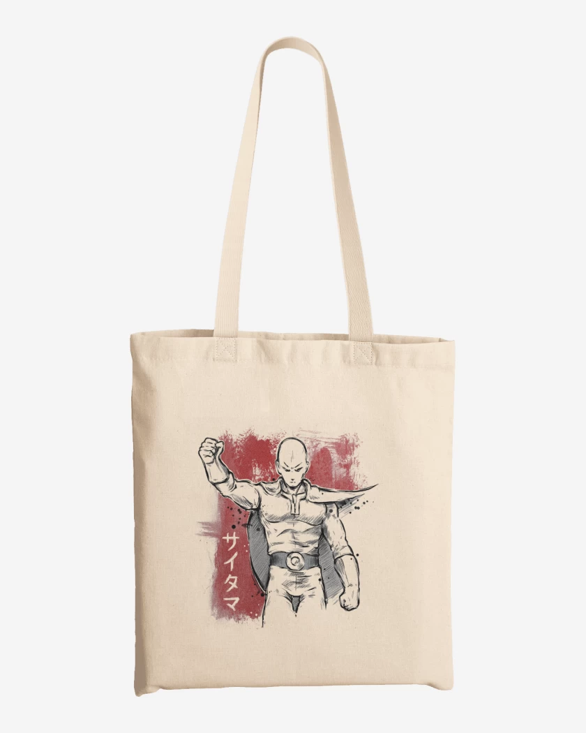 Totebag Blanco de Saitama 1