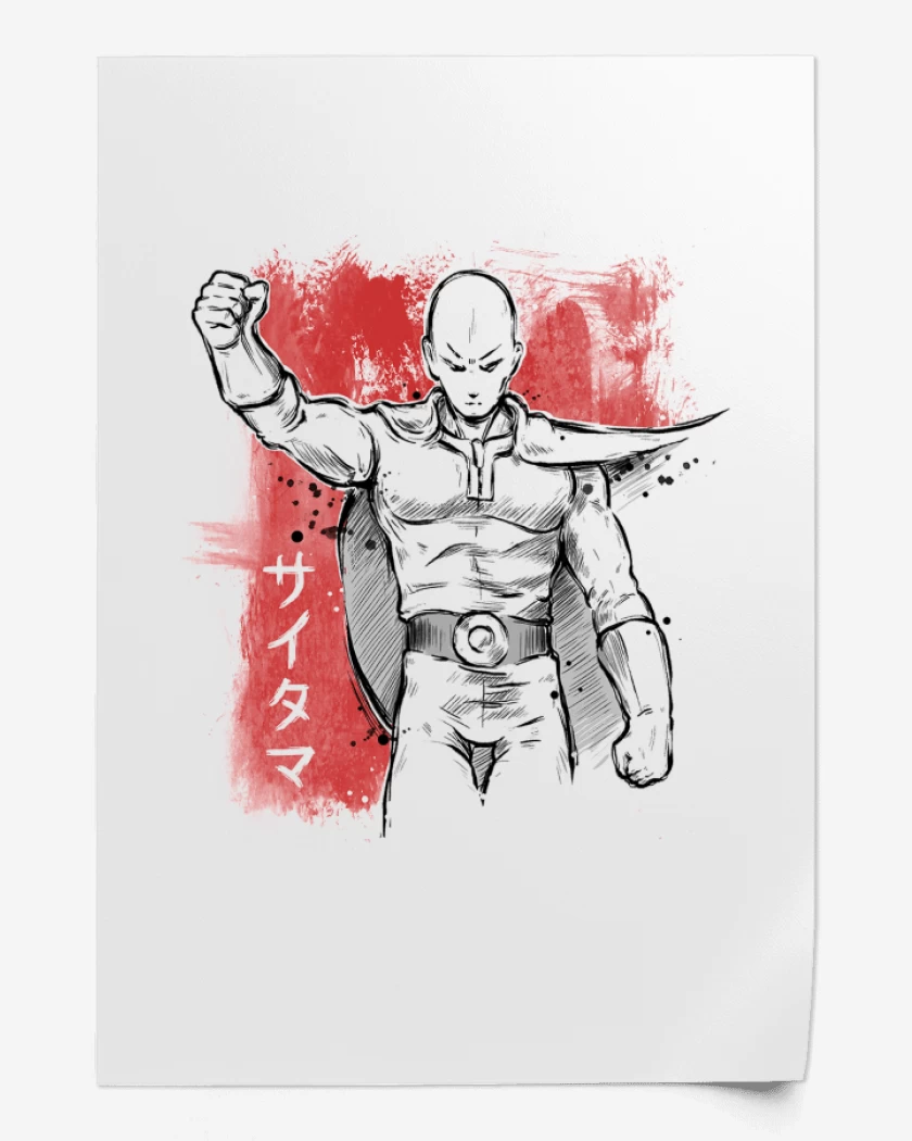 Print Blanco de Saitama 1