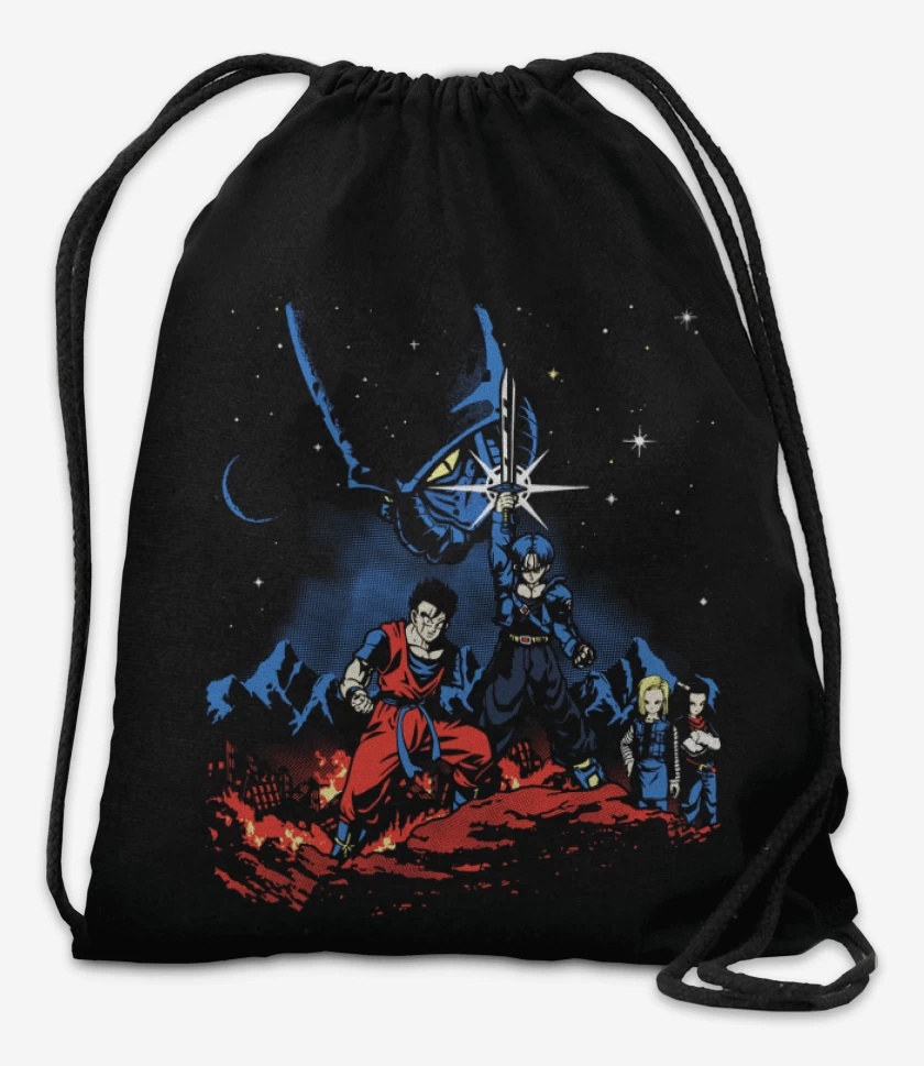 Mochila Negro de dbz saga androides