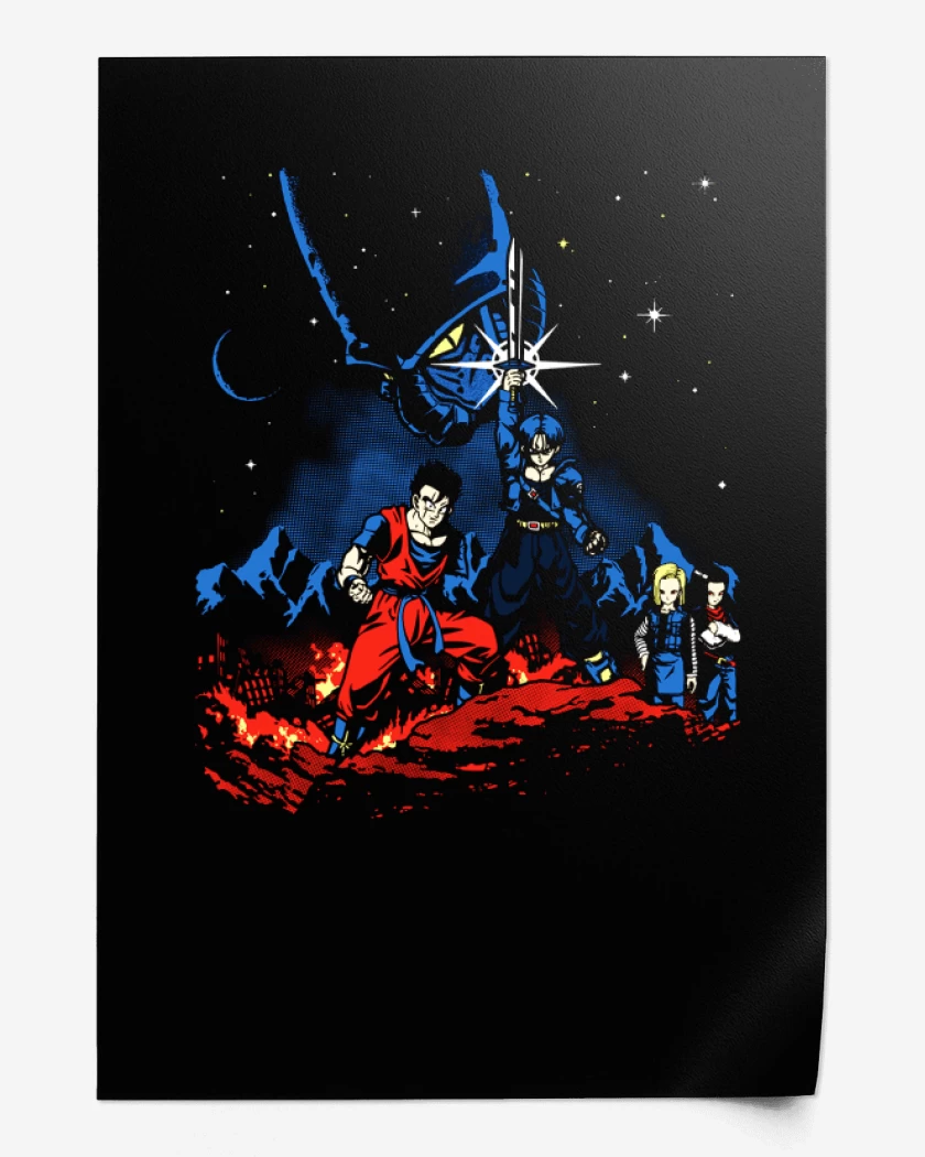 Print dbz saga androides