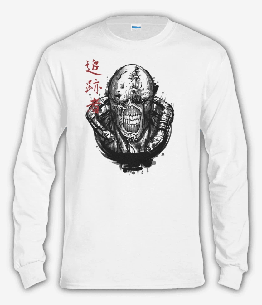 Polera manga larga Blanco de Nemesis
