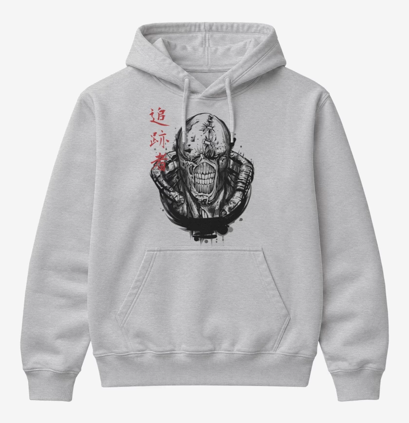 Poleron Canguro básico Gris Melange de Nemesis