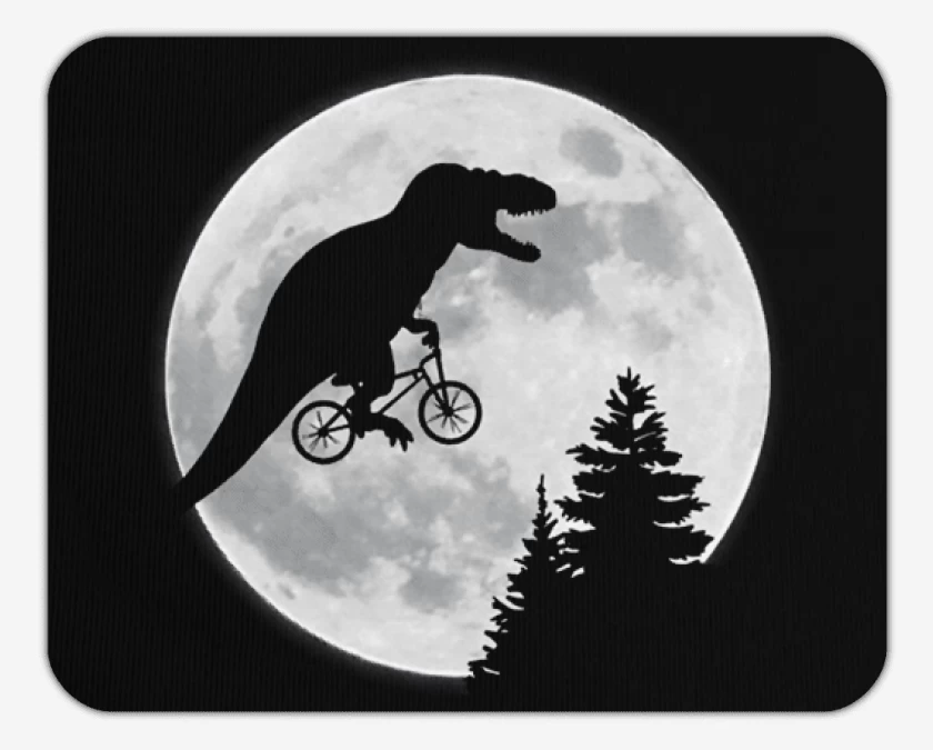 Mousepad Negro de E.T. REX 