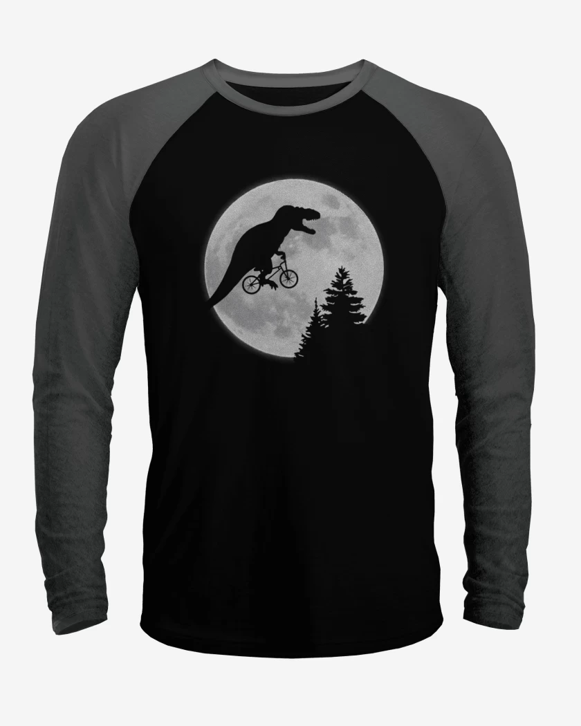 Polera Raglan Negro / Negro Heather de E.T. REX 
