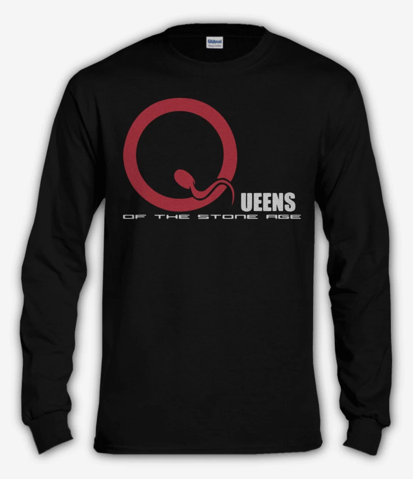 Polera manga larga Negro de Queens of the Stone Age - Logo 1