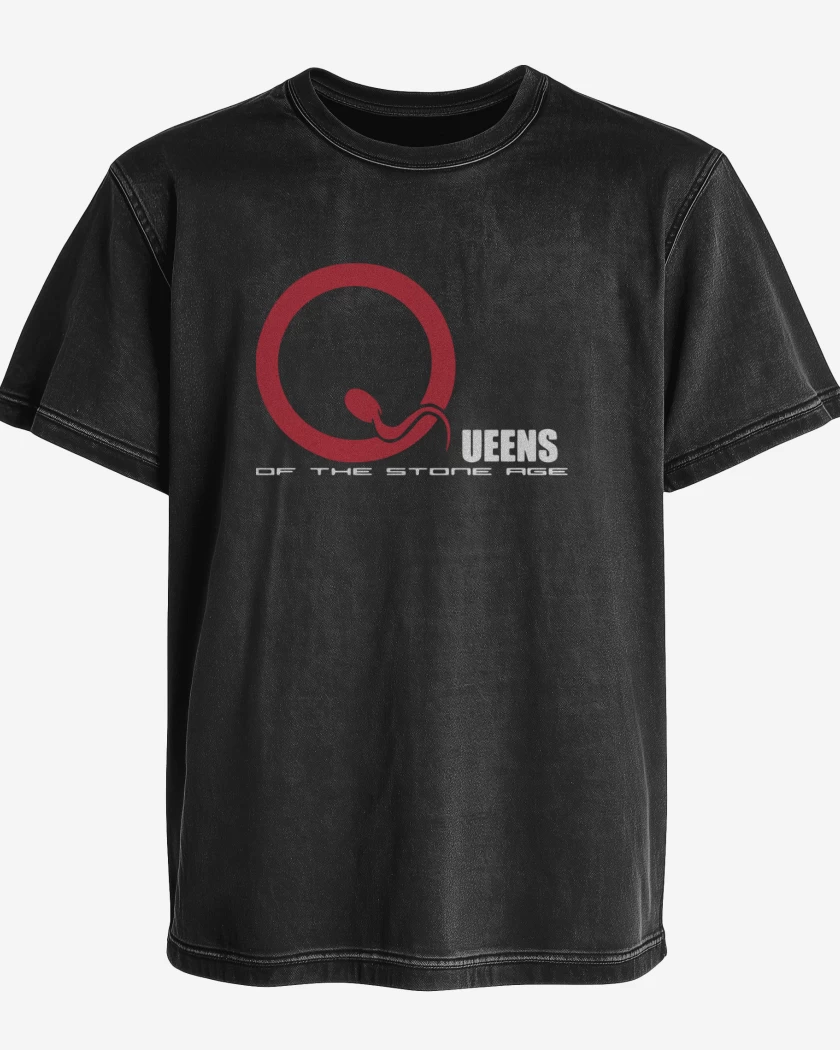 Polera desgastada Queens of the Stone Age - Logo 1