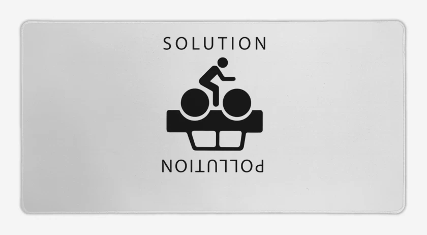 Mouse pad Gamer Blanco de Cleta Solution