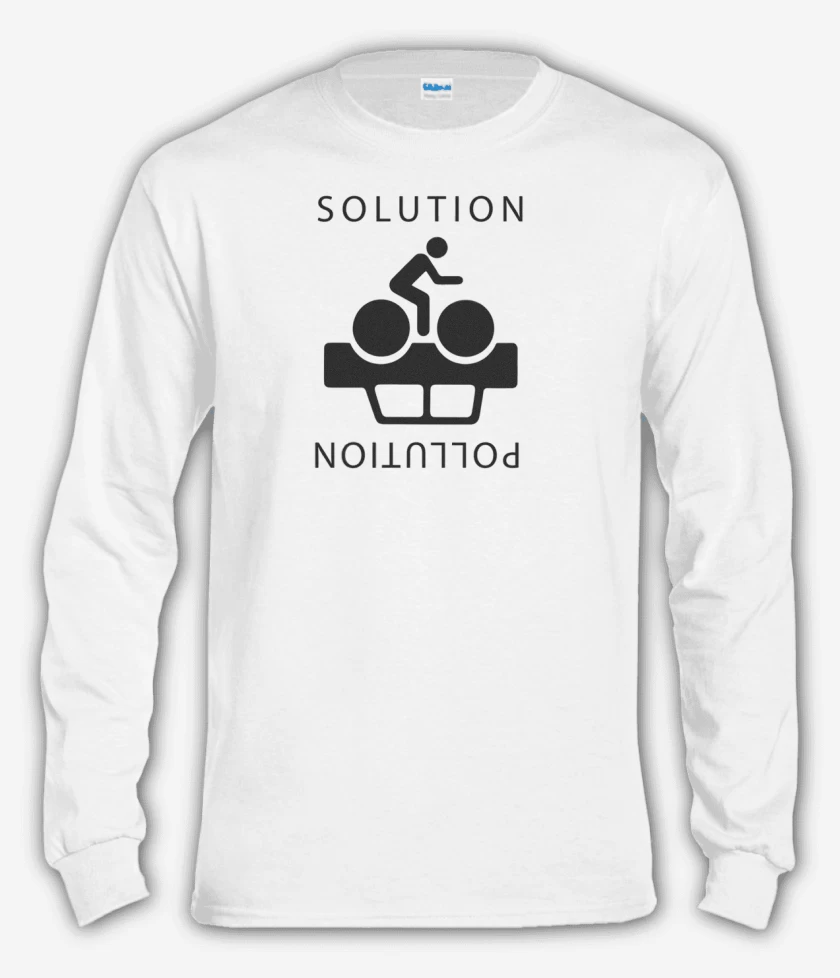 Polera manga larga Blanco de Cleta Solution