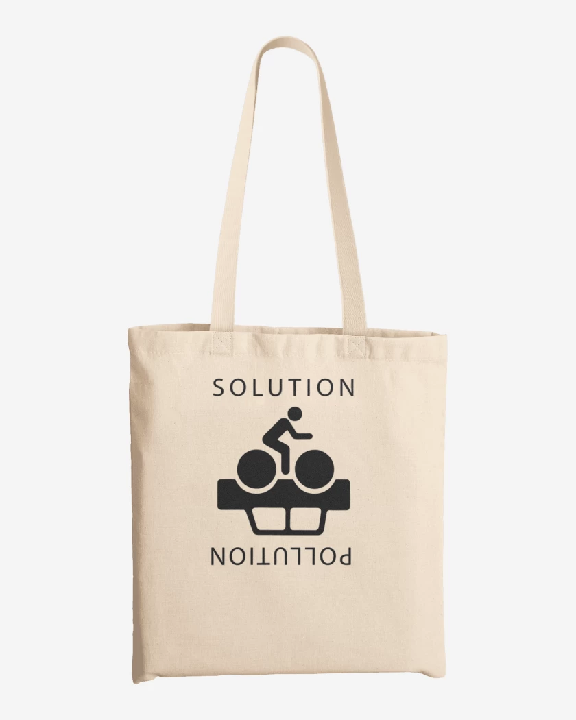Totebag Blanco de Cleta Solution