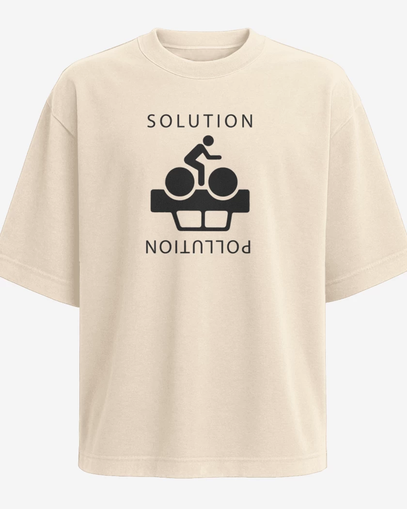Polera Oversize Beige de Cleta Solution