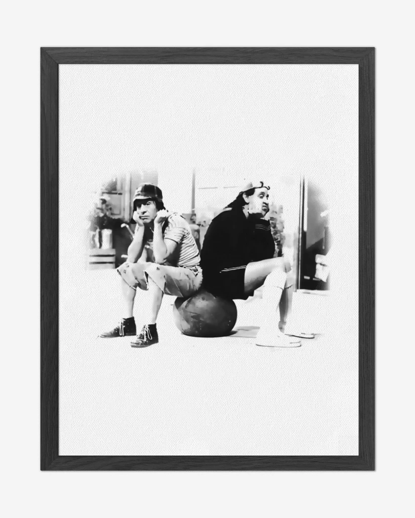 Cuadro decorativo Chavo y Quico