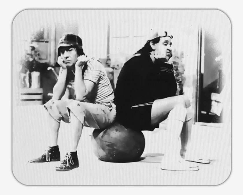 Mousepad Chavo y Quico