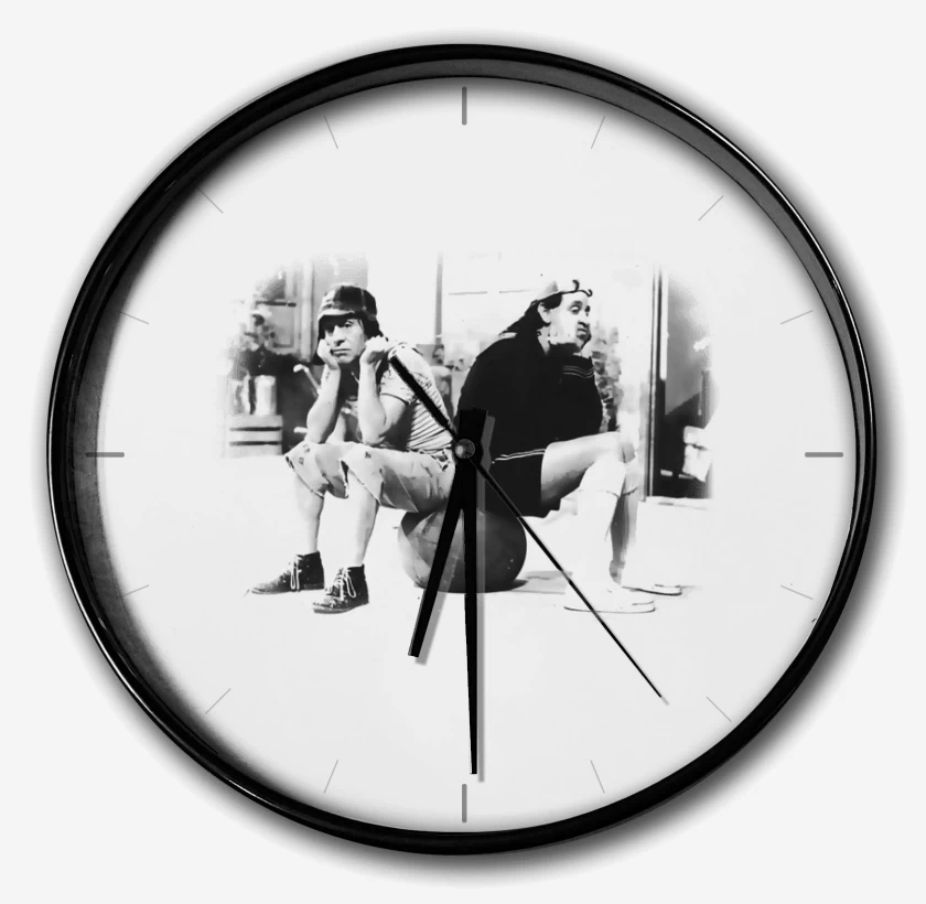 Reloj Blanco de Chavo y Quico