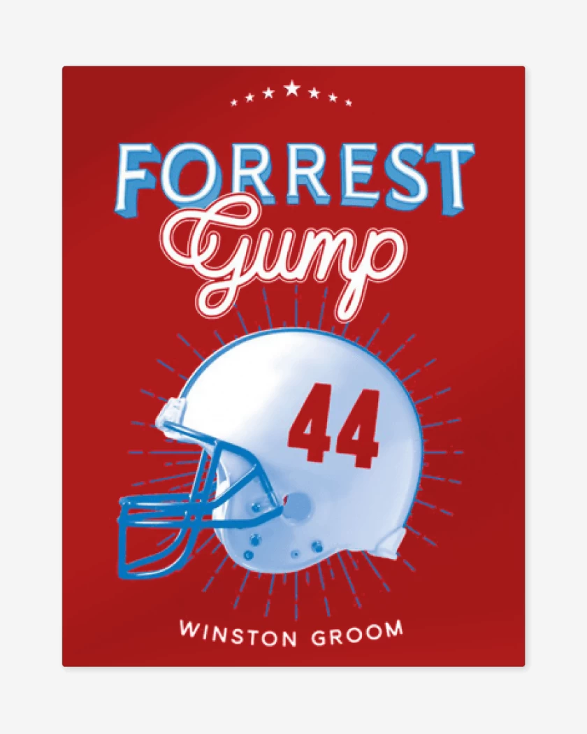Print metalico Gump 44