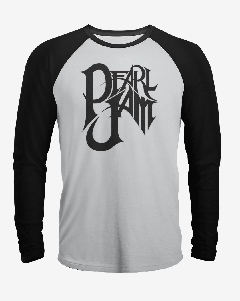 Polera Raglan Blanco / Negro de PJ