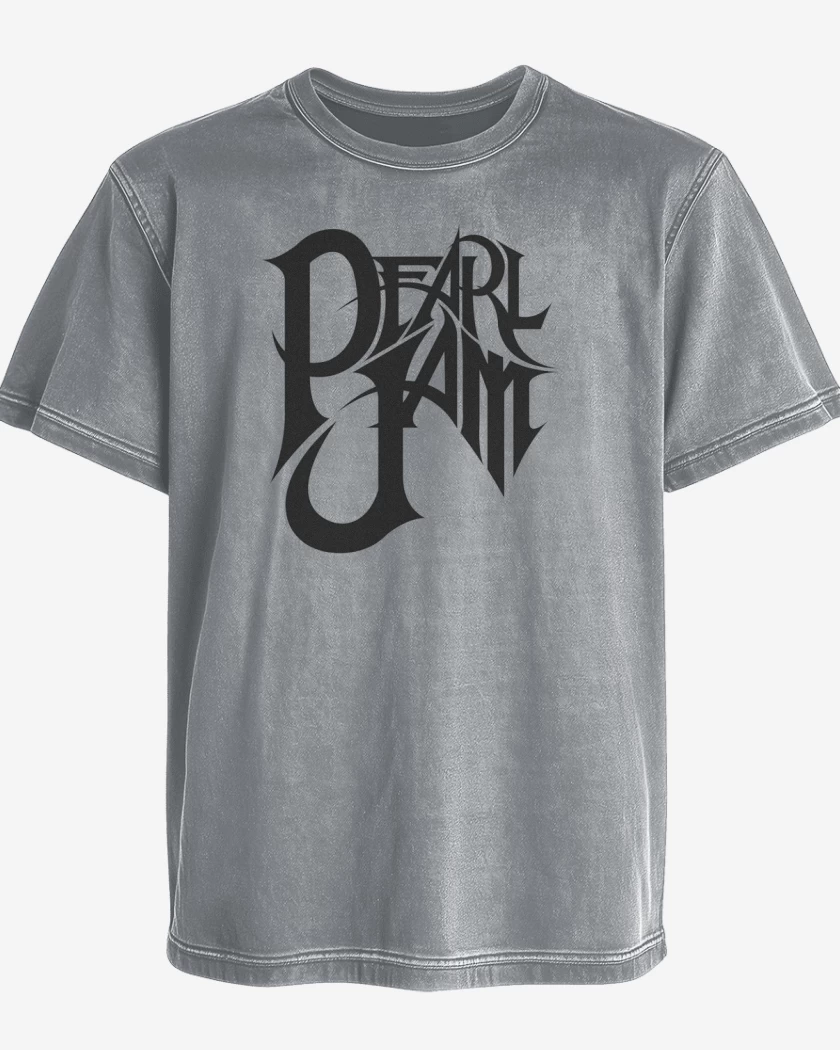 Polera desgastada Gris Melange de PJ