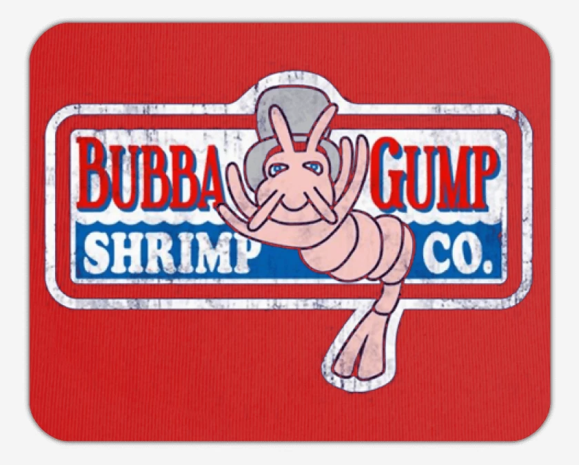 Mousepad Bubba Gump 2 