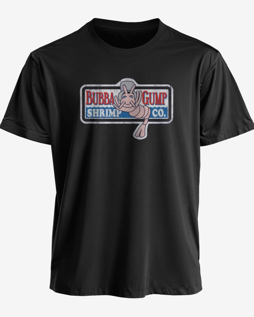 Polera premium Negro de Bubba Gump 2 