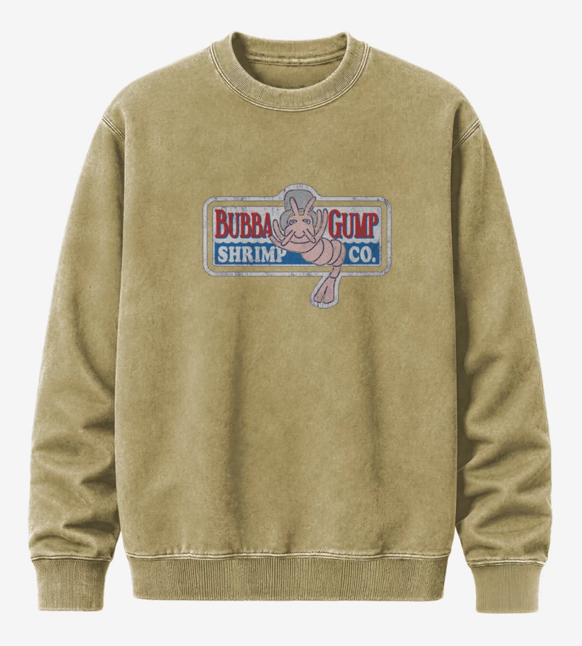 Poleron Polo Acid Wash Beige de Bubba Gump 2 