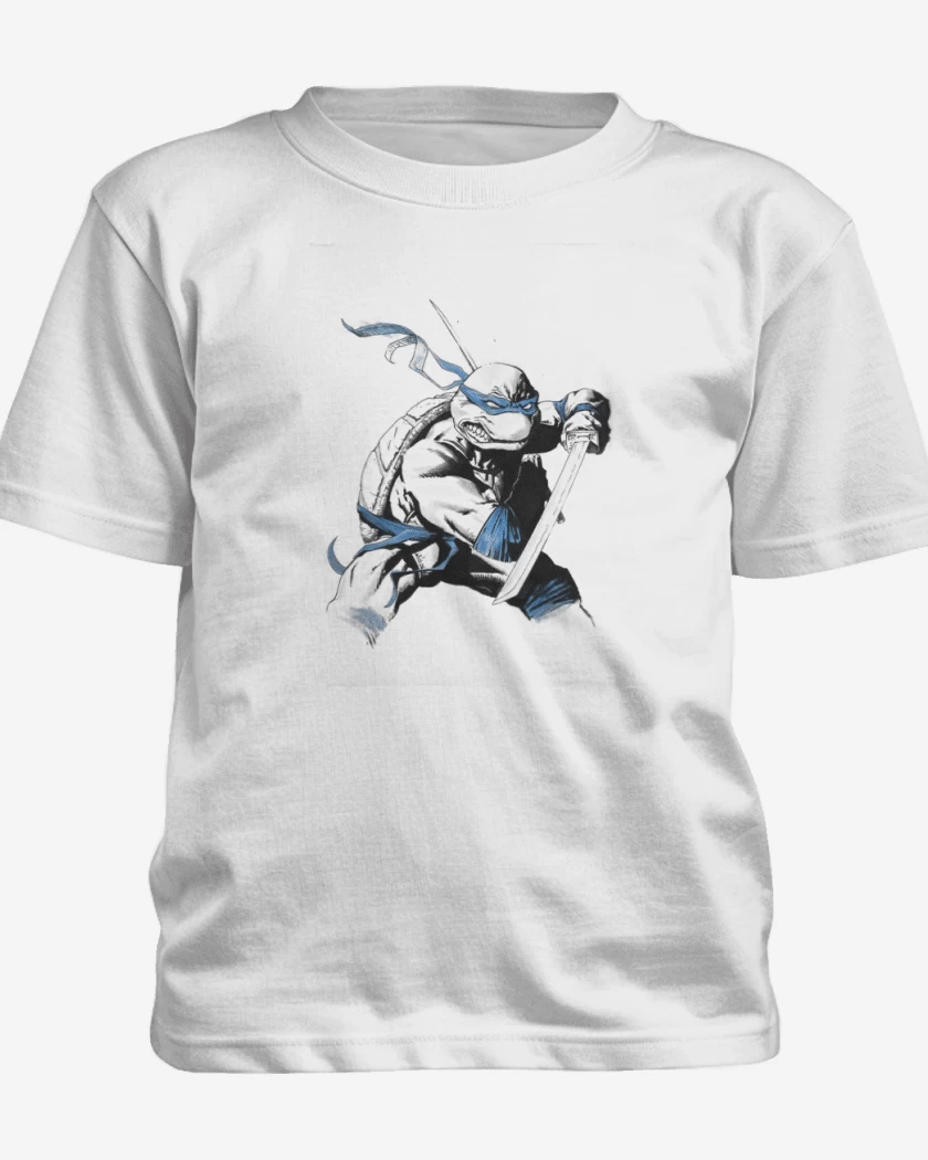 Polera de niño Blanco de Tortu Ninja 