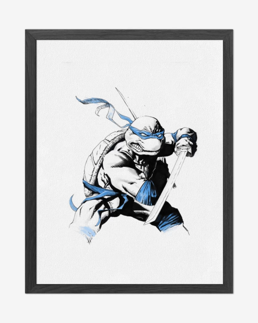 Cuadro decorativo Blanco de Tortu Ninja 