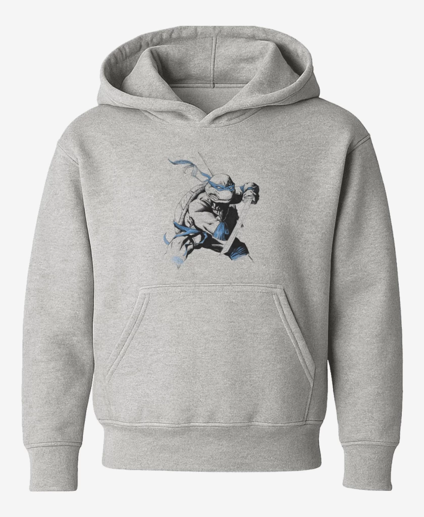 Poleron de niño Gris Melange de Tortu Ninja 