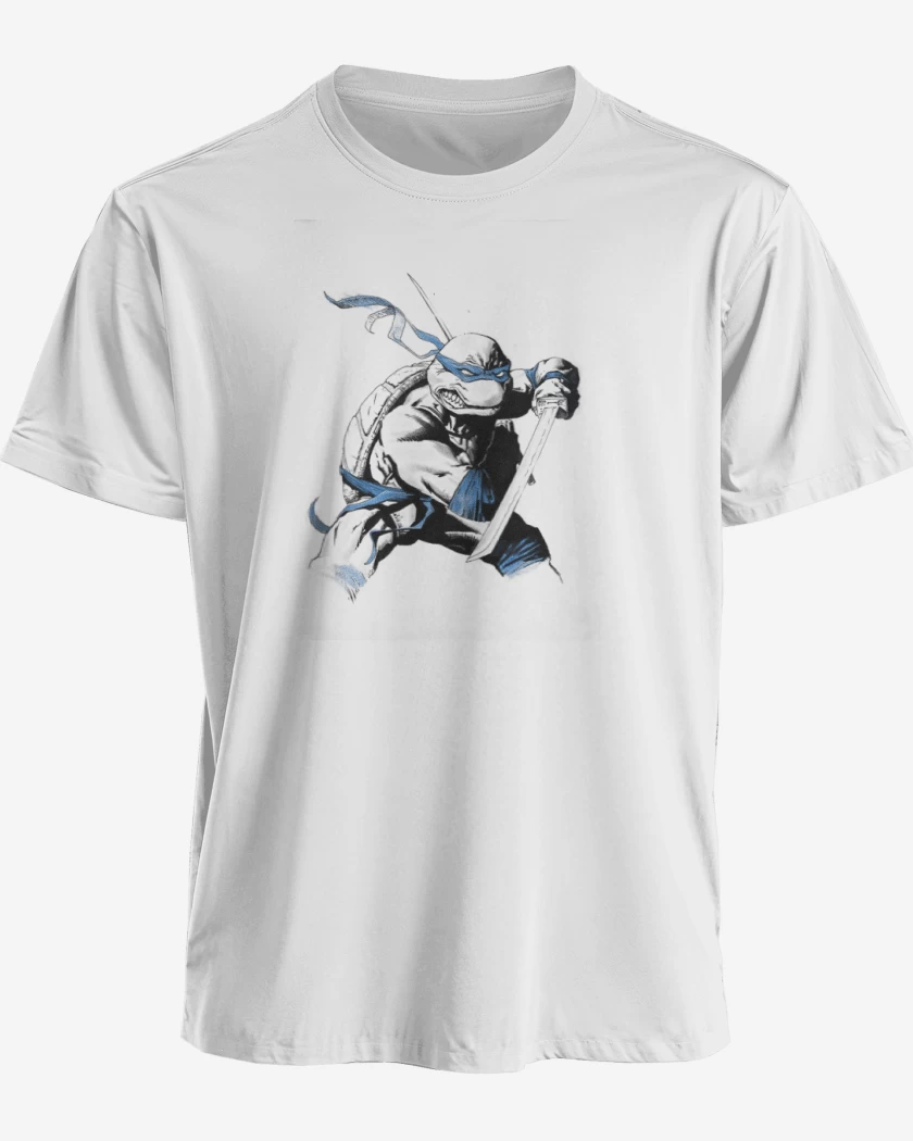 Polera premium Blanco de Tortu Ninja 