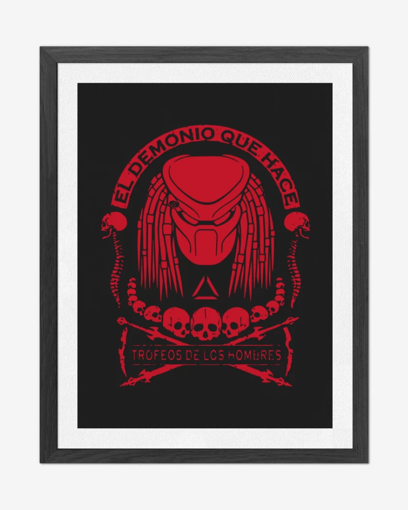Cuadro decorativo Negro de Predator - Apodo