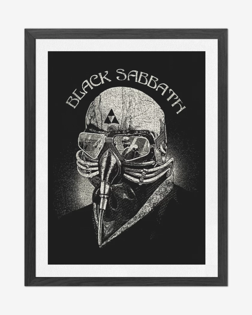 Cuadro decorativo Negro de blacksabbath79
