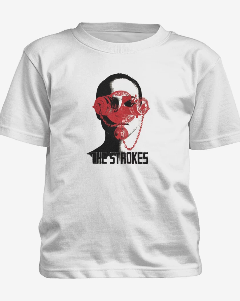 Polera de niño Blanco de Strokes 2