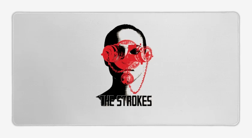Mouse pad Gamer Blanco de Strokes 2