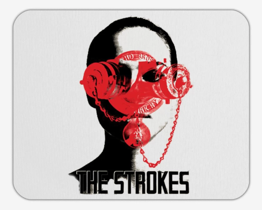 Mousepad Blanco de Strokes 2