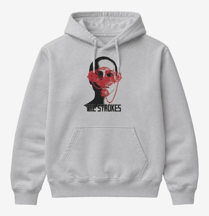 Poleron Canguro básico Gris Melange de Strokes 2
