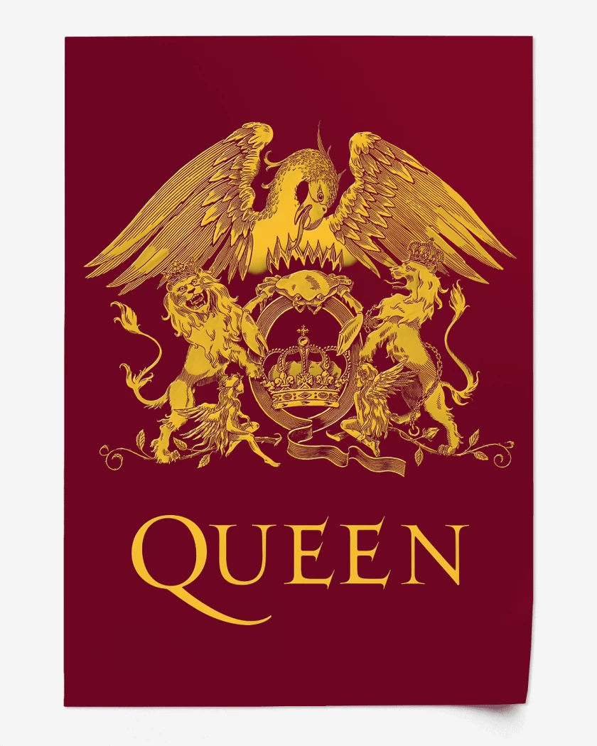 Print Burdeo de Queen Escudo