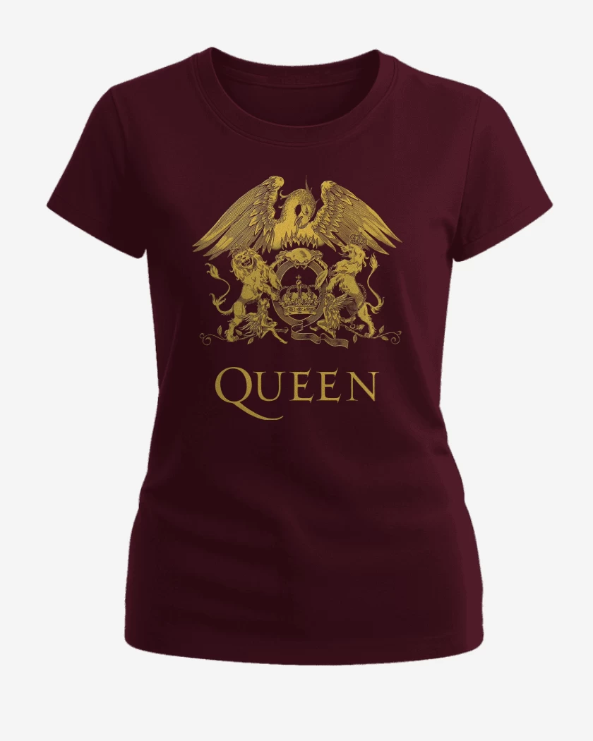 Polera de Mujer Burdeo de Queen Escudo