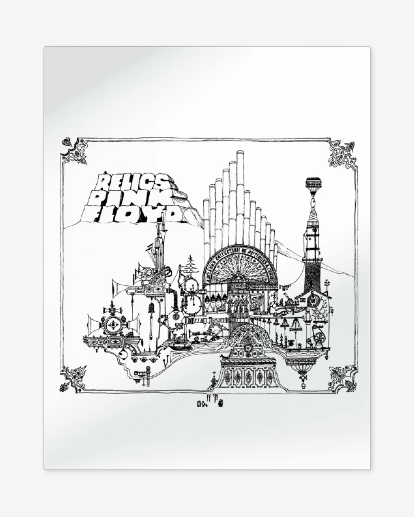 Print metalico Blanco de Relics