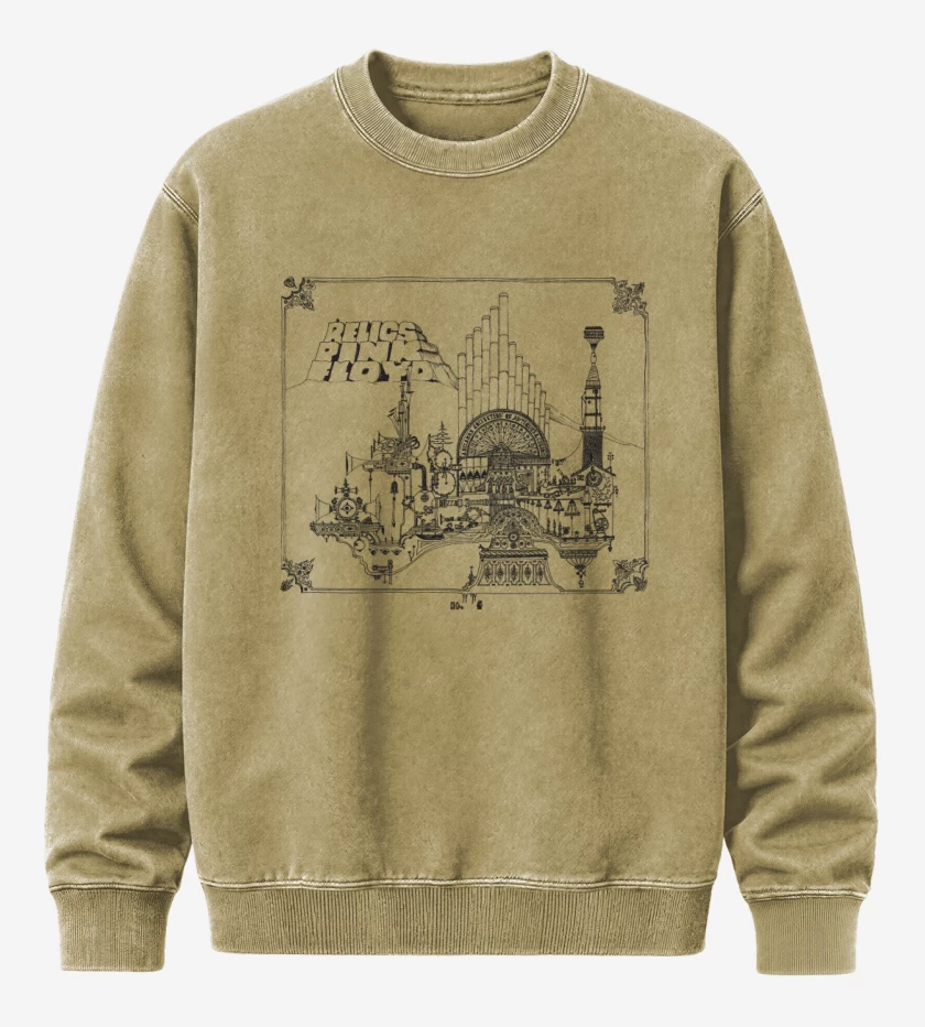 Poleron Polo Acid Wash Beige de Relics