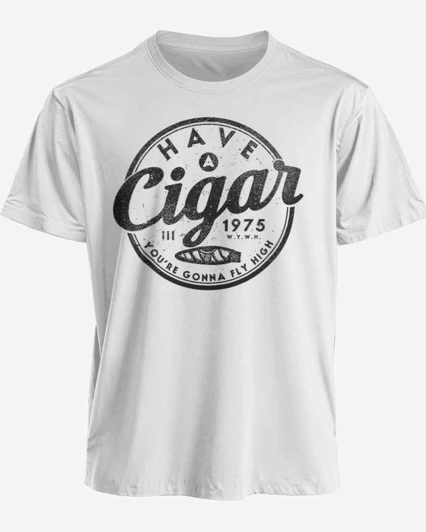 Polera premium Blanco de Have a cigar
