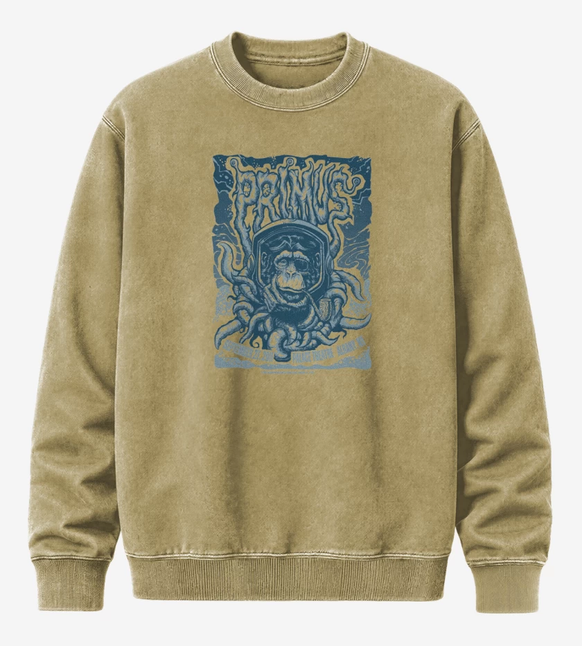 Poleron Polo Acid Wash Beige de Primus 1 