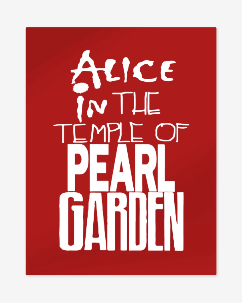 Print metalico Alice in the temple of pearl garden