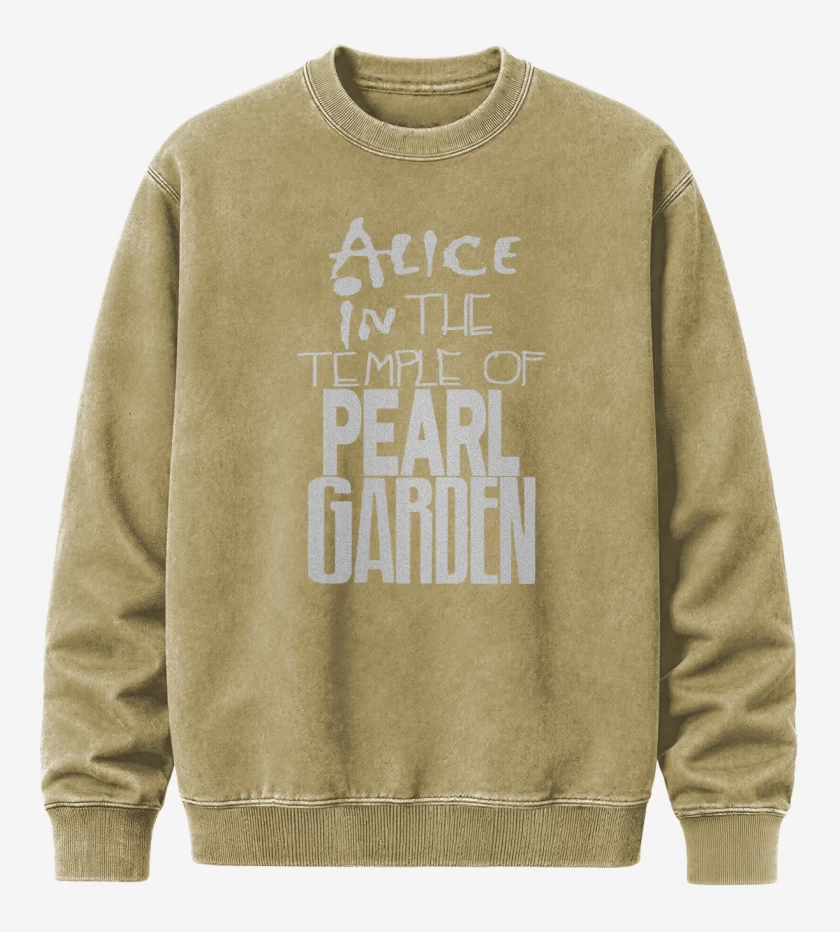 Poleron Polo Acid Wash Alice in the temple of pearl garden