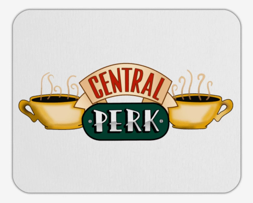 Mousepad Blanco de Central Perk 