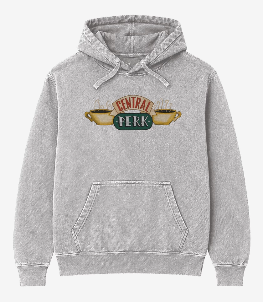 Poleron Canguro Acid Wash Central Perk 
