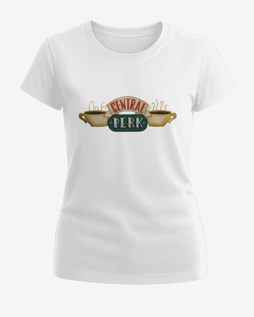Polera de Mujer Blanco de Central Perk 