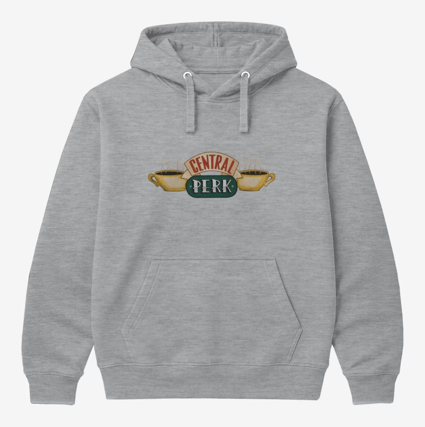 Polerón Canguro Gris Melange de Central Perk 