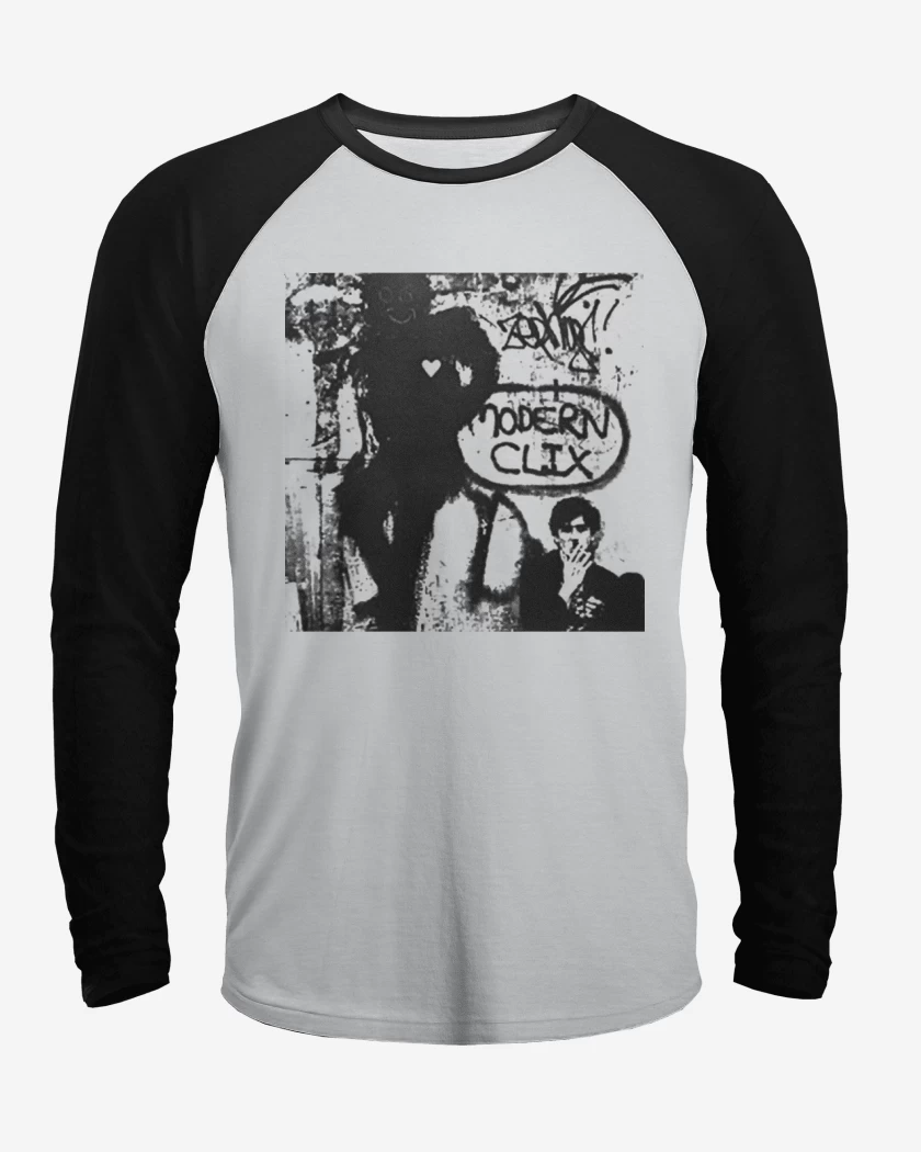 Polera Raglan Blanco / Negro de Modern Clix 
