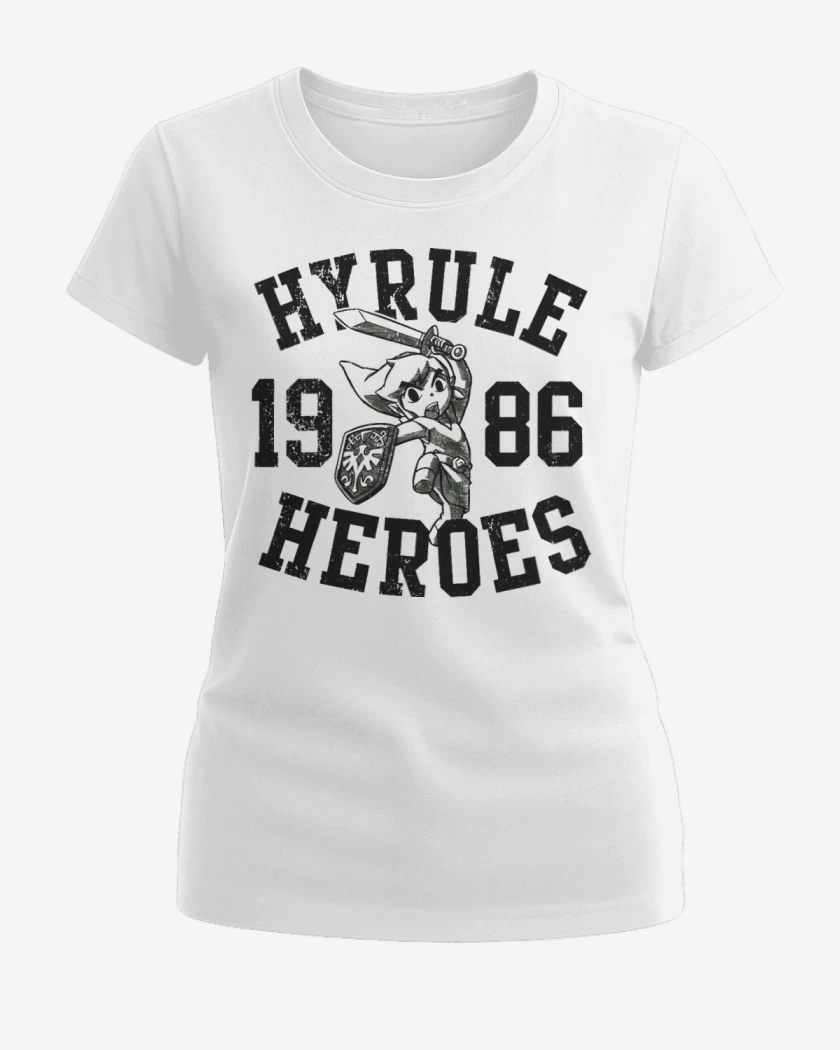 Polera de Mujer Blanco de Hyrule Heroes