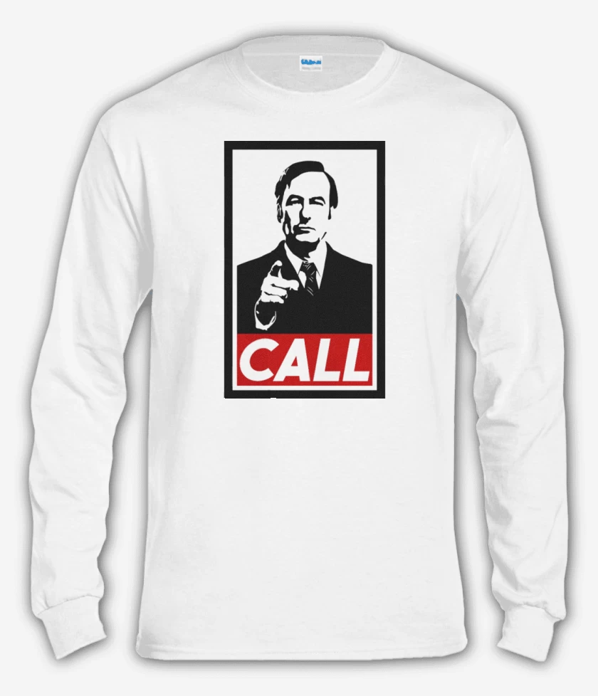 Polera manga larga Blanco de its all good man