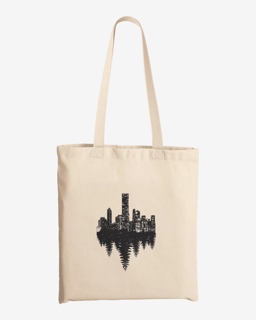 Totebag Blanco de contraste