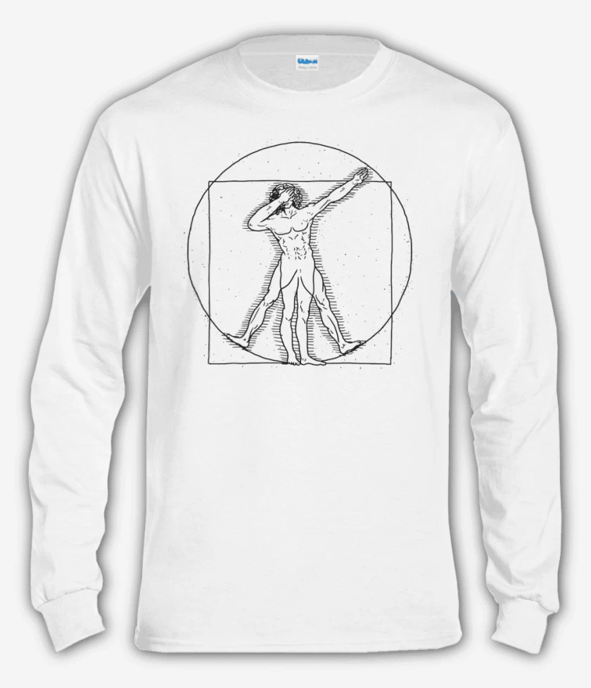 Polera manga larga Blanco de Dab davinci